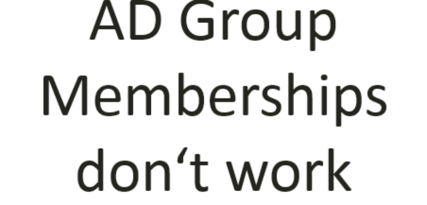 Group membership not working and GPO does not apply
