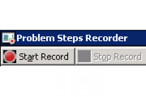 Problem-StepsRecorder header