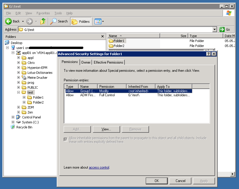 NTFS-ACL-folder1_acl - Active Directory FAQ