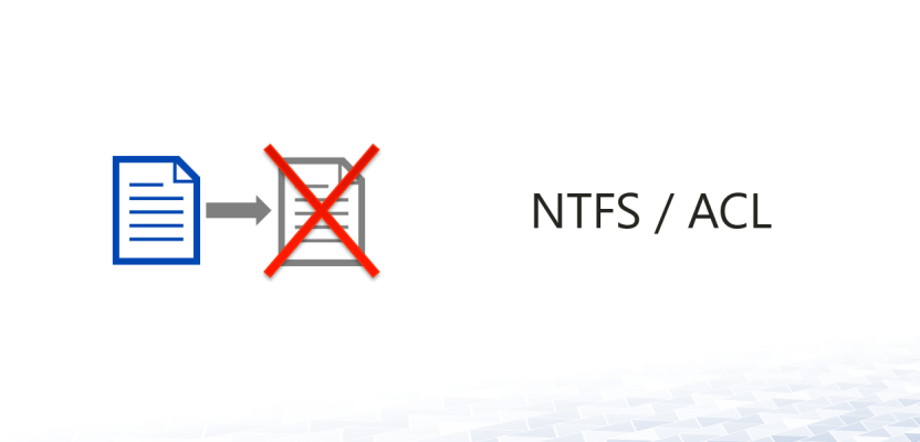 ACL – Data moved on NTFS volume – Files disappeared / Access denied
