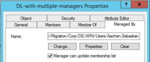 Exchange: Distribution Lists with Multiple Managers - Directory FAQ