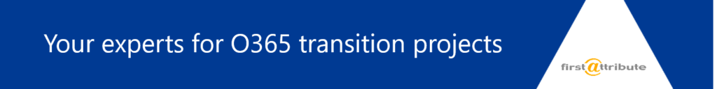 Experts for O365 transition projects