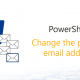 Change primary email address with Powershell