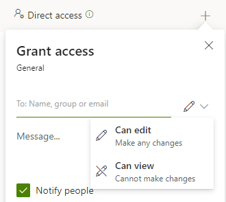 Grant access to read or view documents