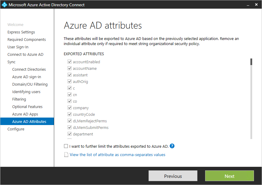 Types of groups in Azure_Azure AD attributes in AAD Connect
