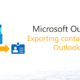 Export contacts from Outlook