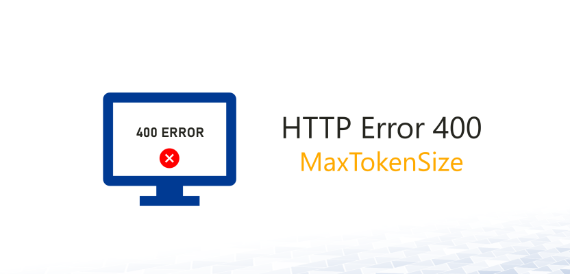 HTTP error 400 request header is too long – MaxTokenSize