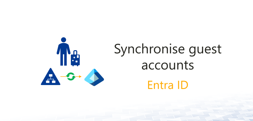 Synchronise guest accounts from AD to Entra ID